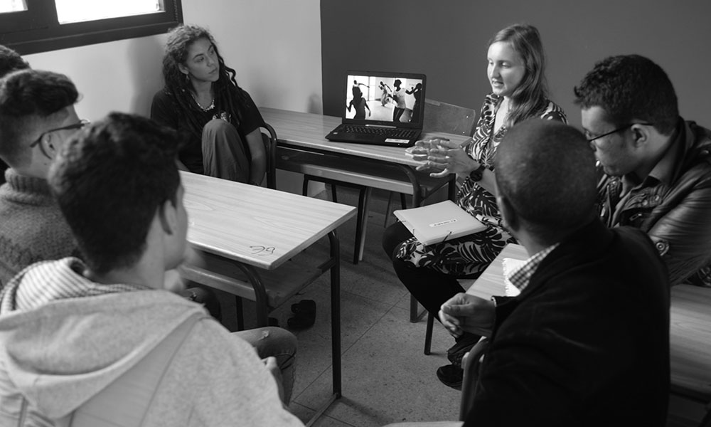 Non-traditional school with student centred learning