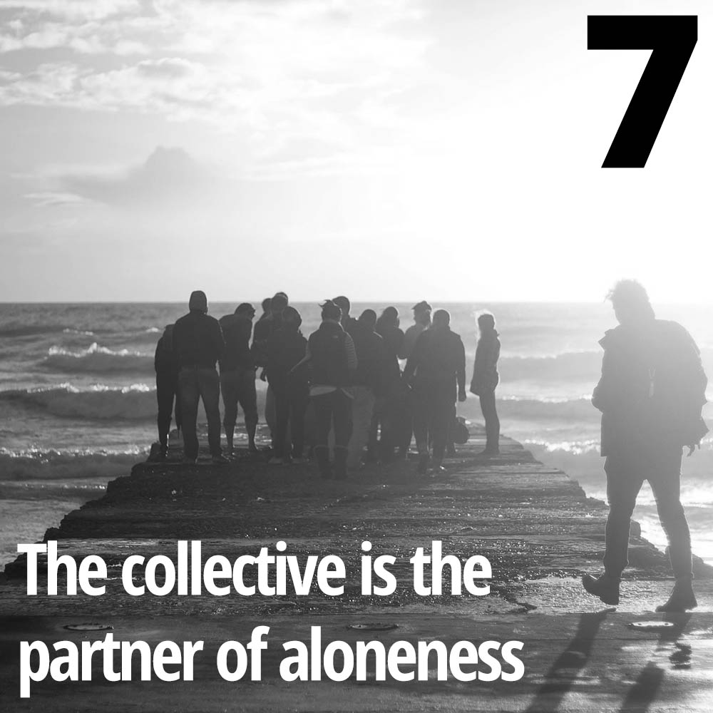 The collective and the individual in a dialectic process hone the skills of the activist educator.