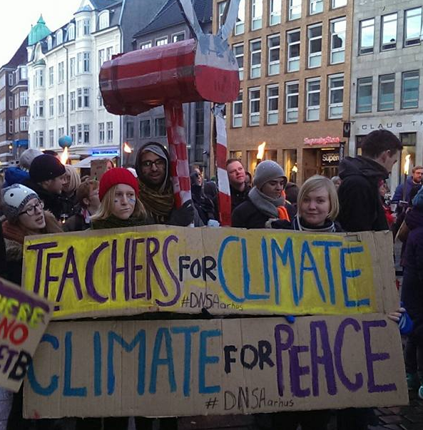 Another teacher protest! Together, fighting Capitalism and its negative impacts on the environment.